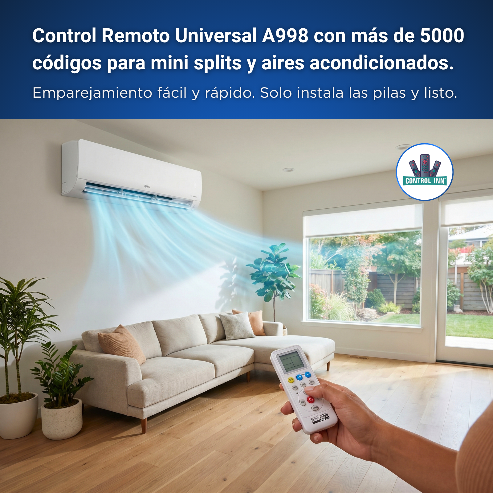 Control Para Cualquier Aire Ac Continental Sin Programar