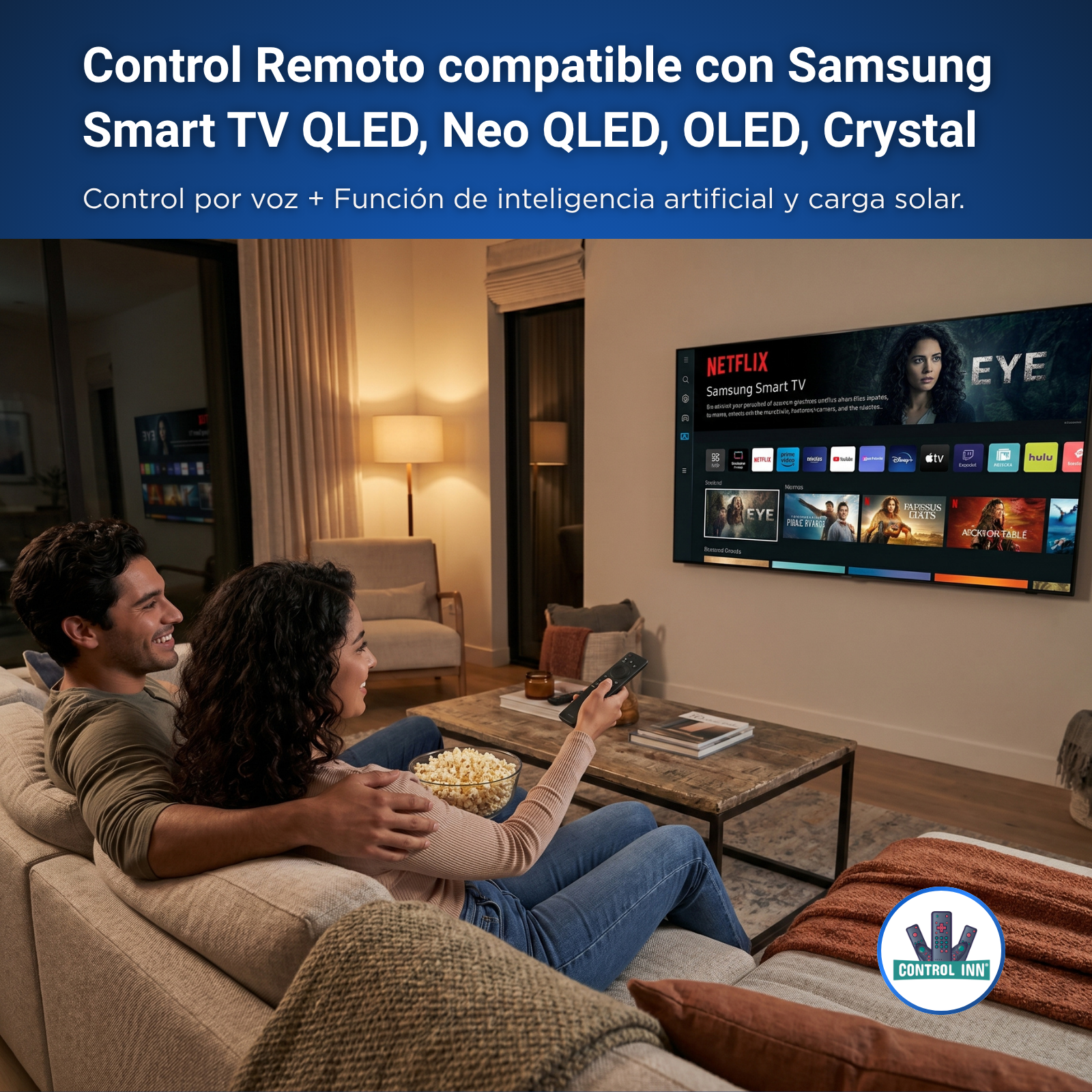 Control Para Samsung S95F S90F S85F Solar Boton AI