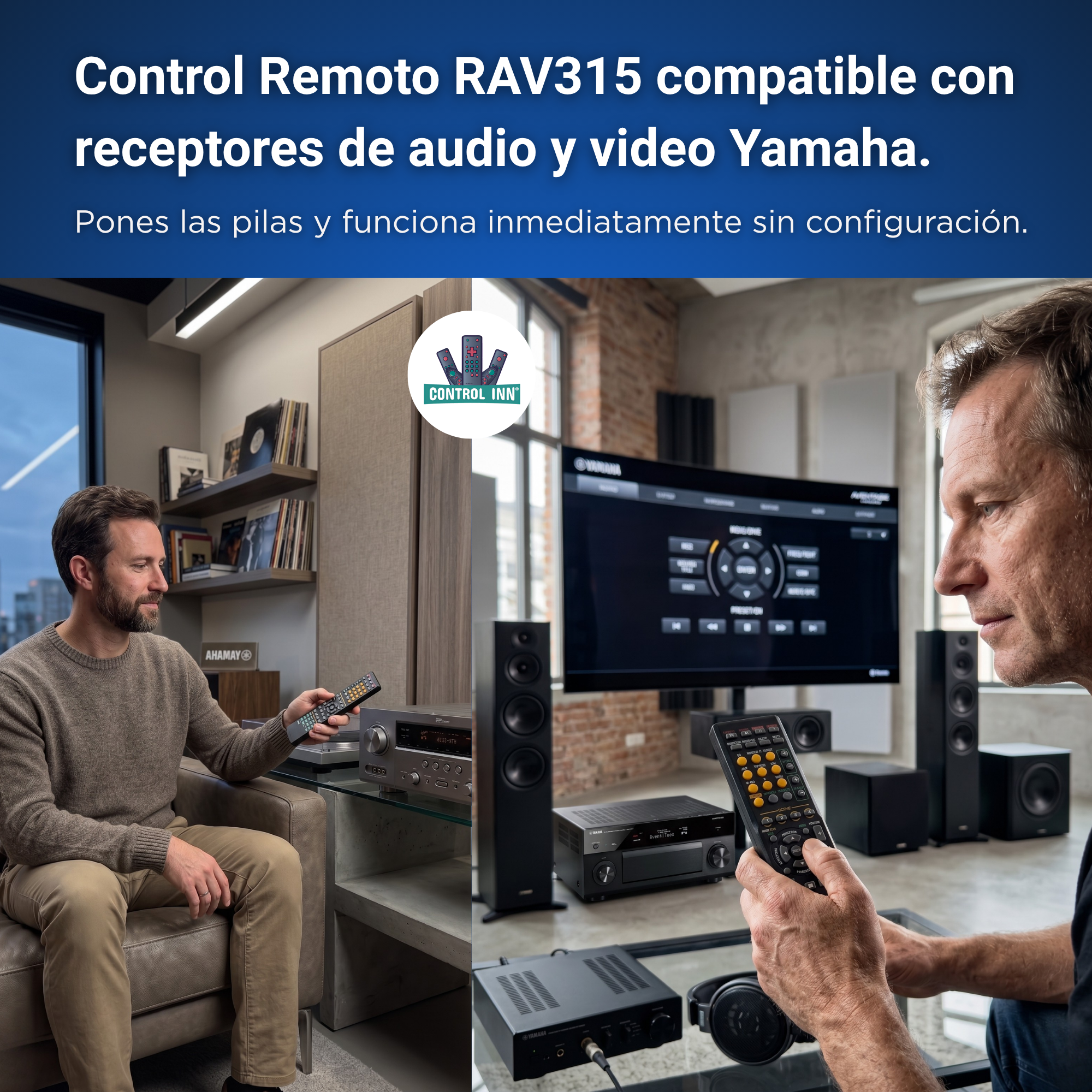 Control Para Yamaha RX-V363 Receptor AV RAV315