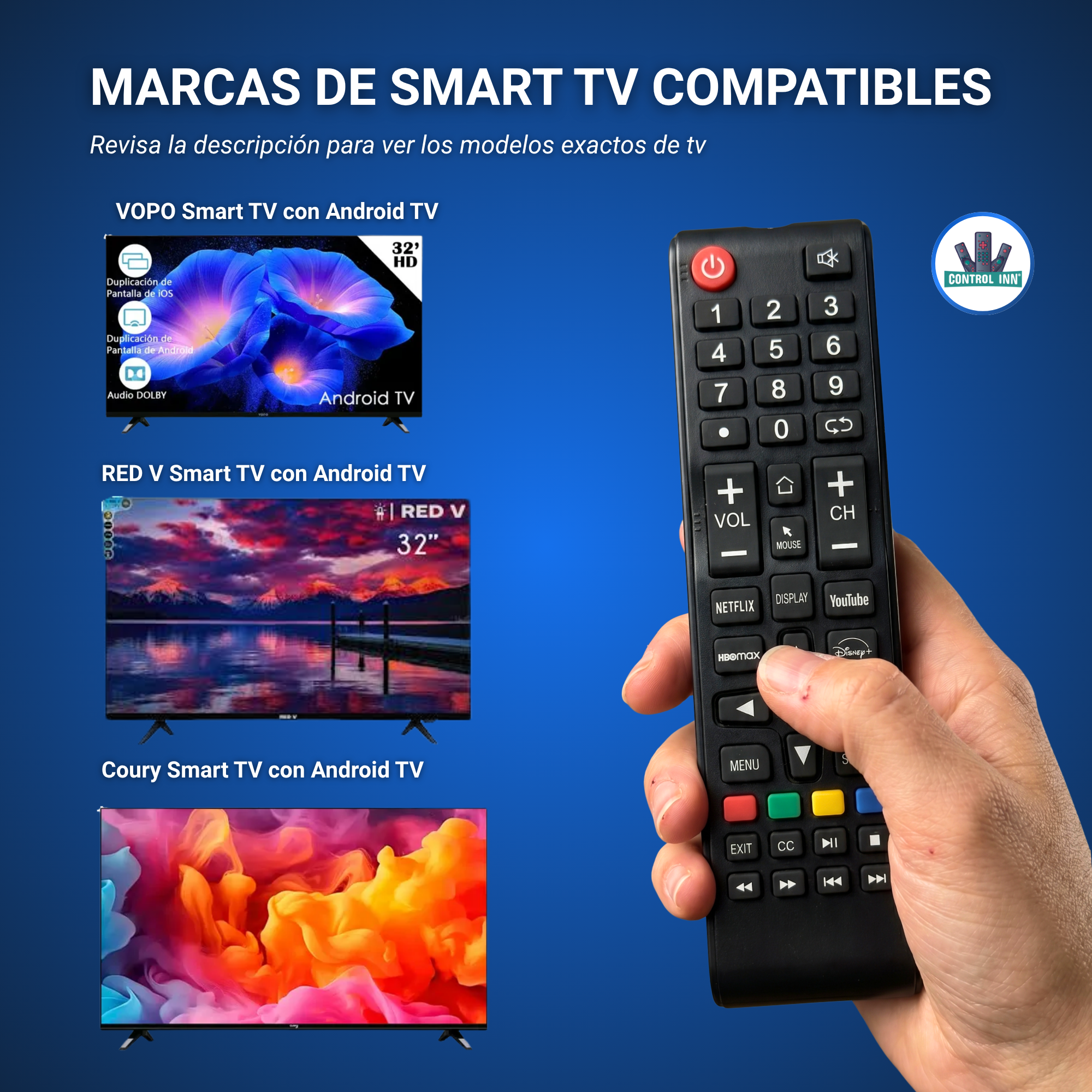 Control Para Red V VOPO Cuory RED32STV