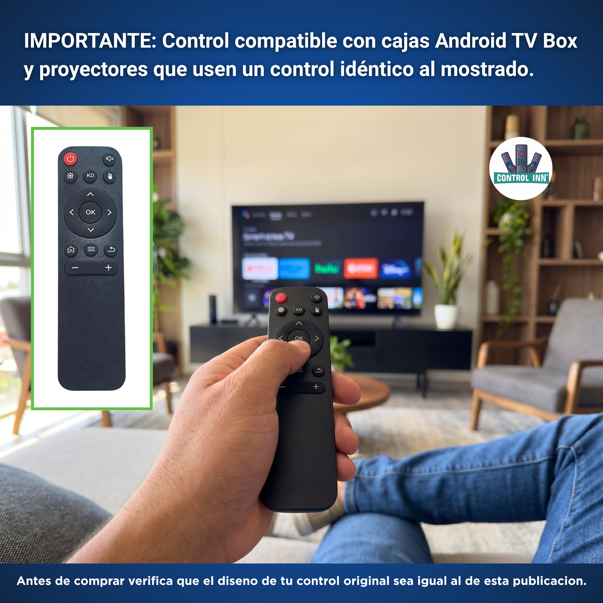 Control Compatible Con Game Box Mx10 F2 y Mini Proyector