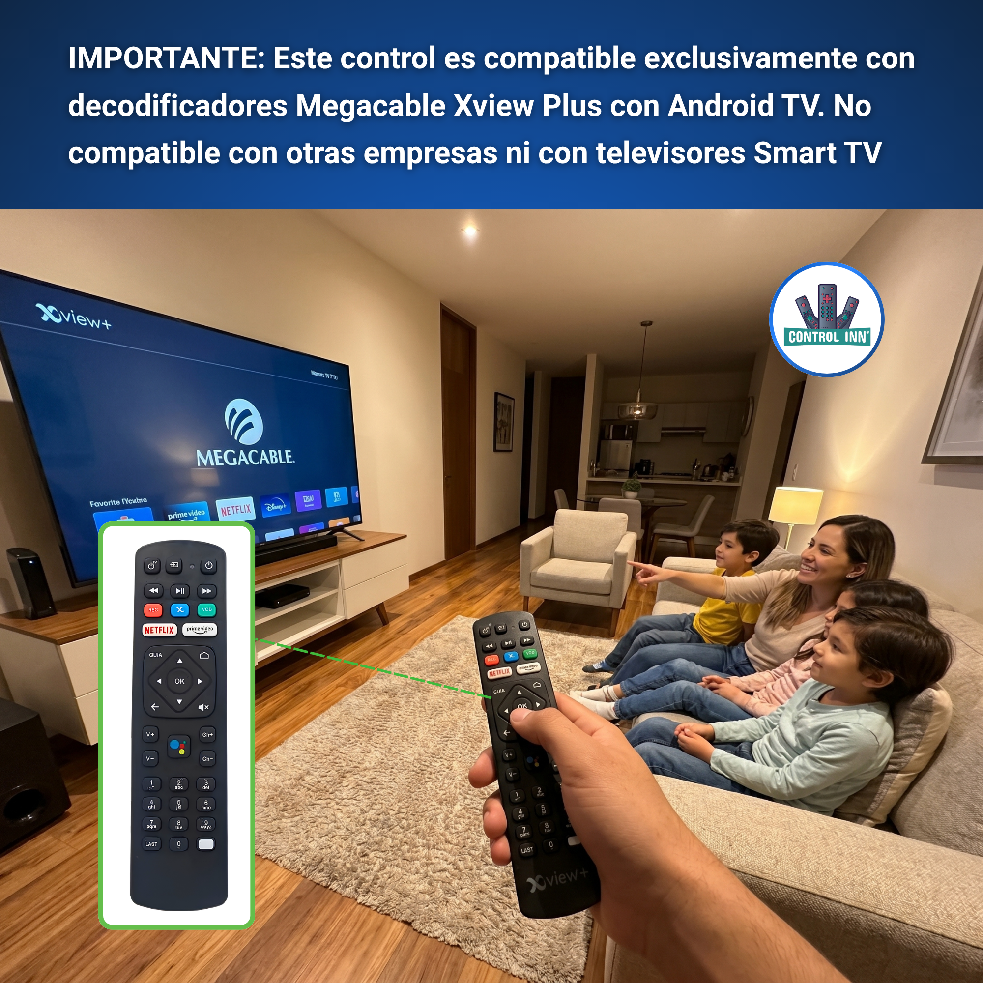 Control Compatible Con Xview Plus Prime Video Universal
