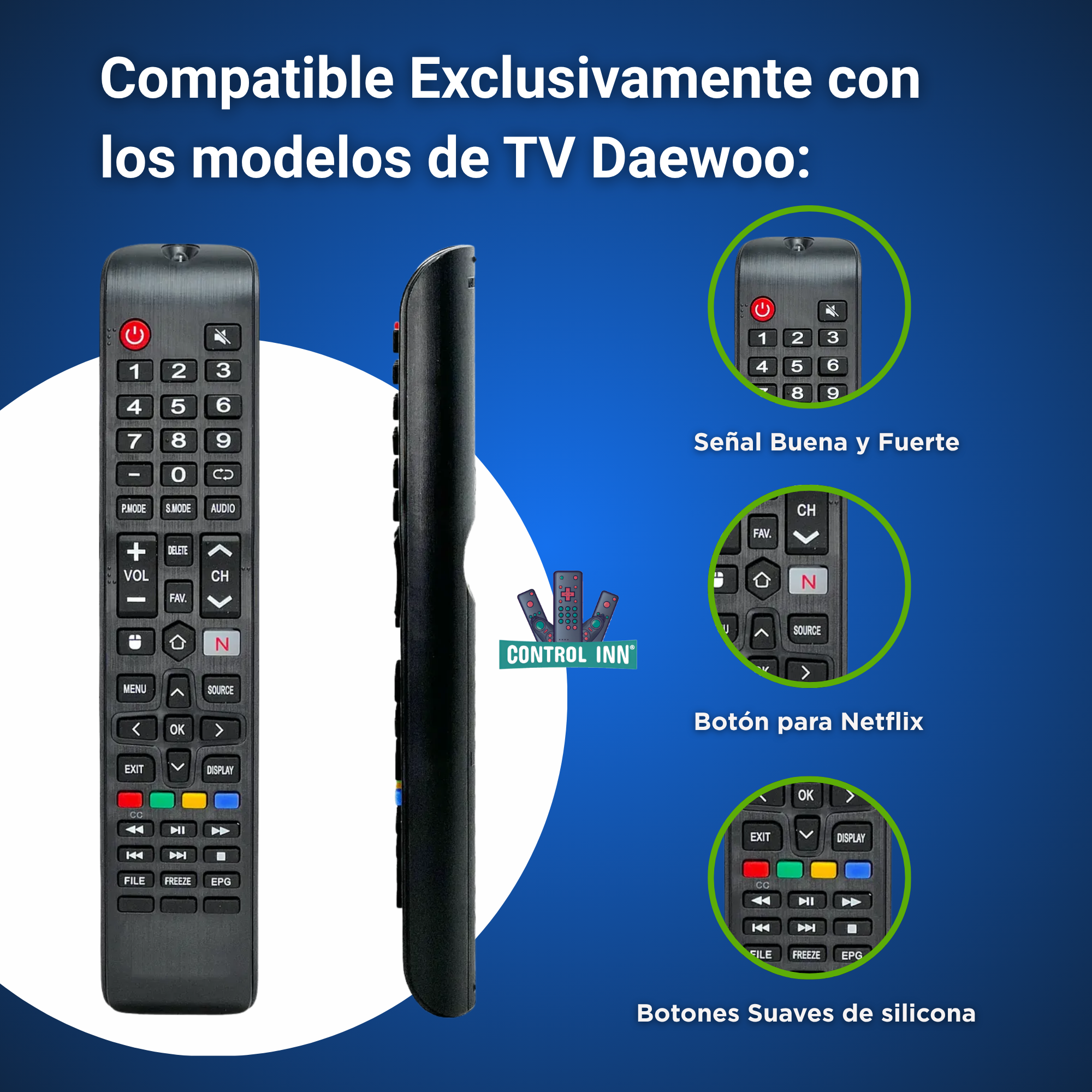 Control Para Daewoo Winia L43S7800TN RC801BA