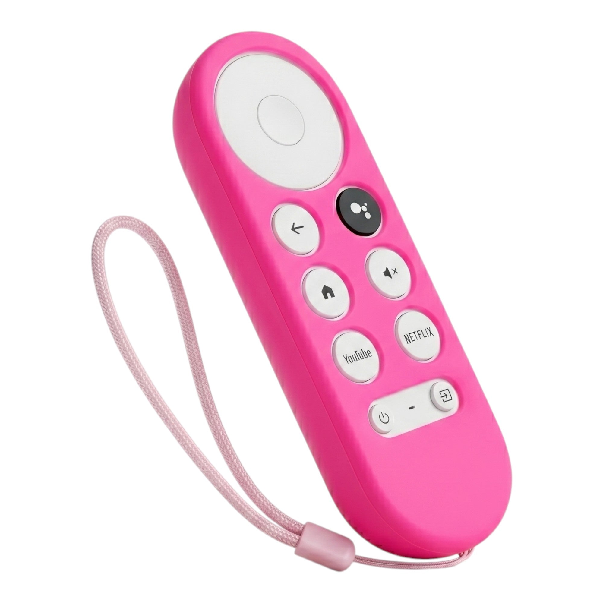 Funda Compatible Con Control Chromecast Google Tv Rosa