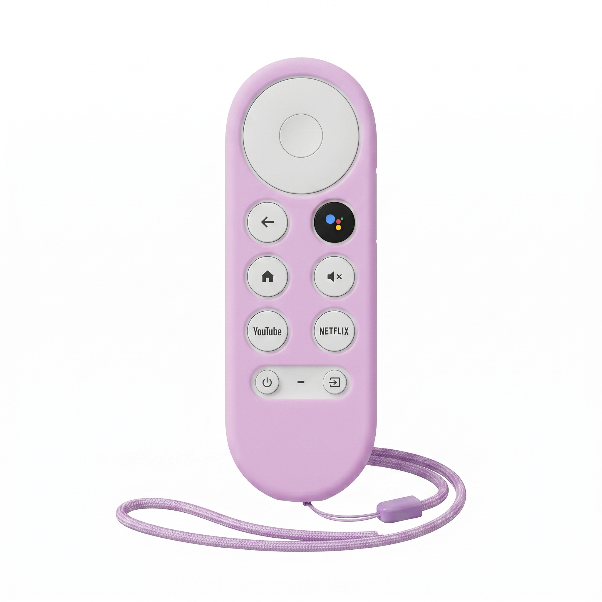 Funda Silicona Para Control Google Tv HD 4K Lila
