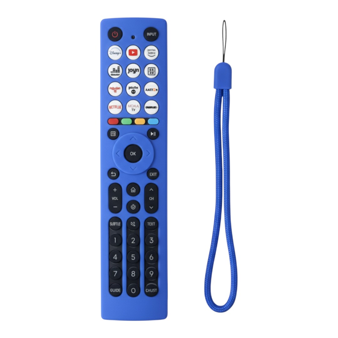 Funda de Silicona Para control Hisense Vidaa ERF2D36H Azul