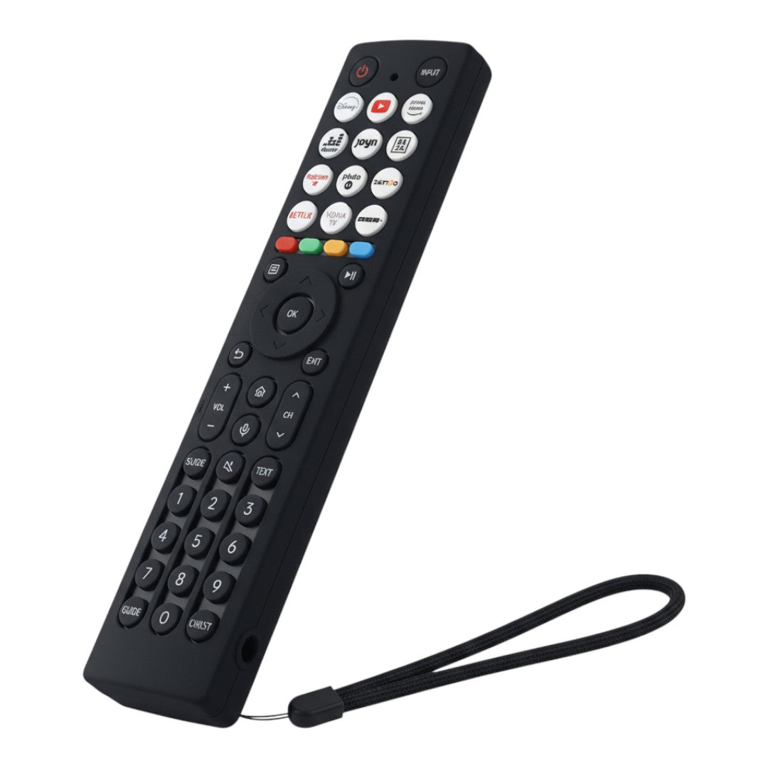 Funda de Silicona Para Control Hisense 43A4KV 40A35HUV Negro