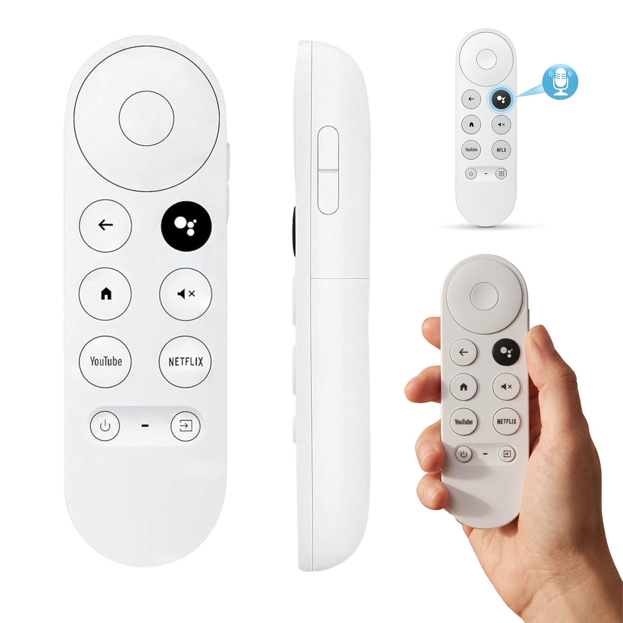 Control Compatible Con Chromecast Google Tv Voz