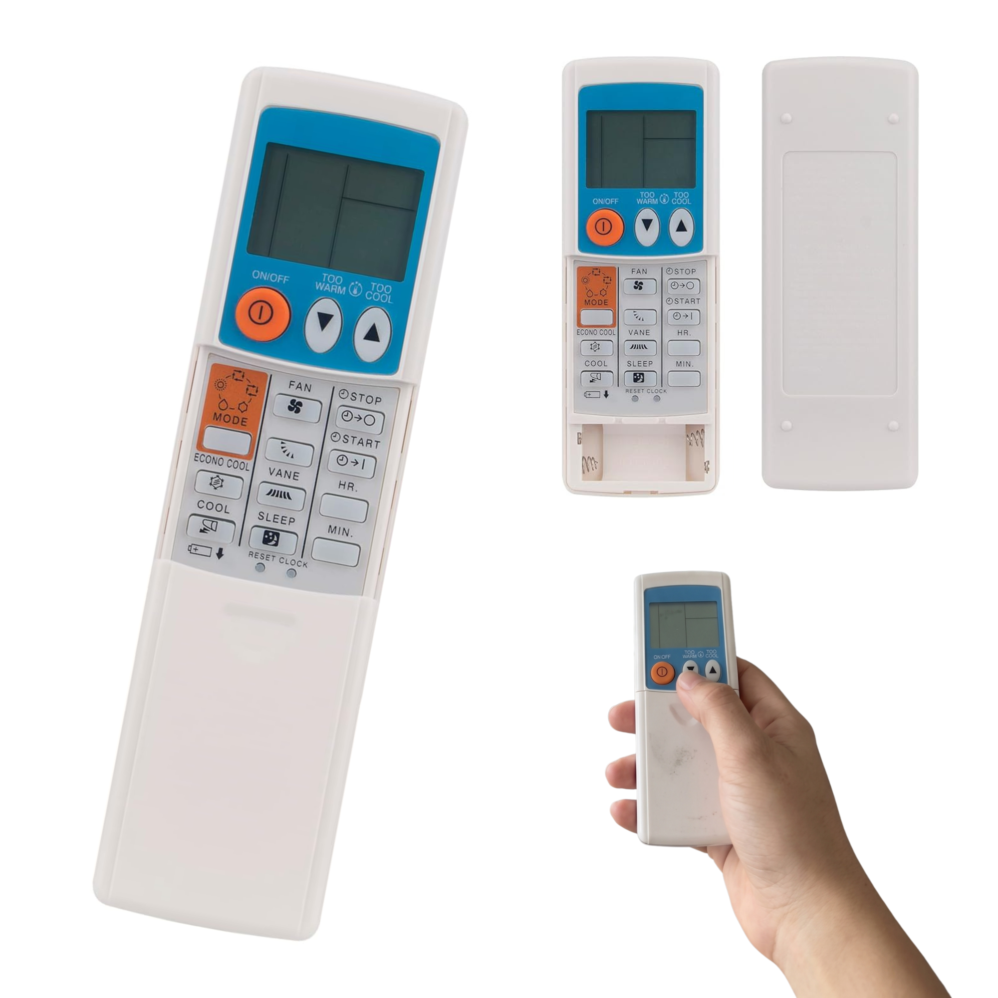 Control Para Aire Minisplit Mitsubishi MCFH A18WV MS12TN