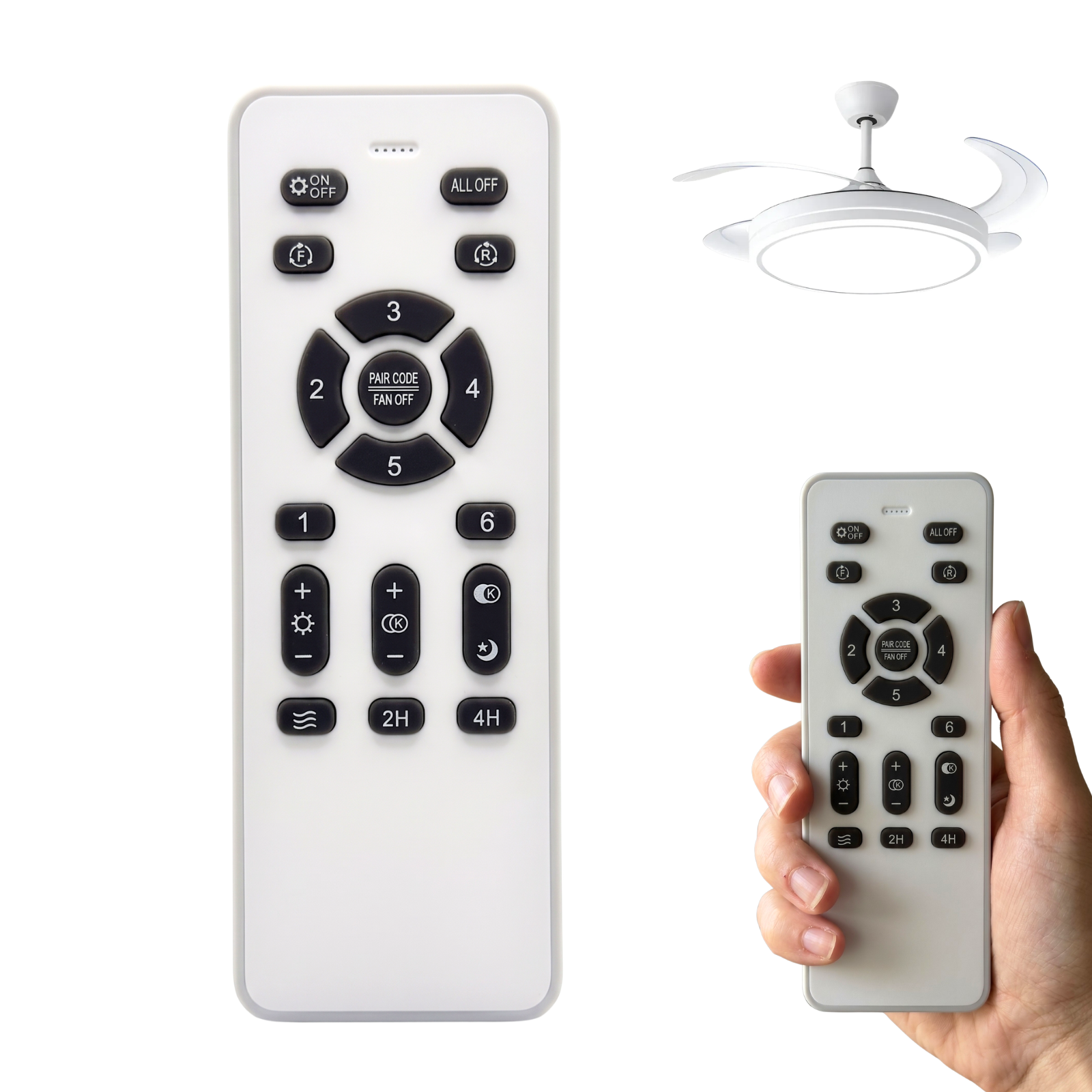 Control Para Ventilador Techo Luz Led MOD 03