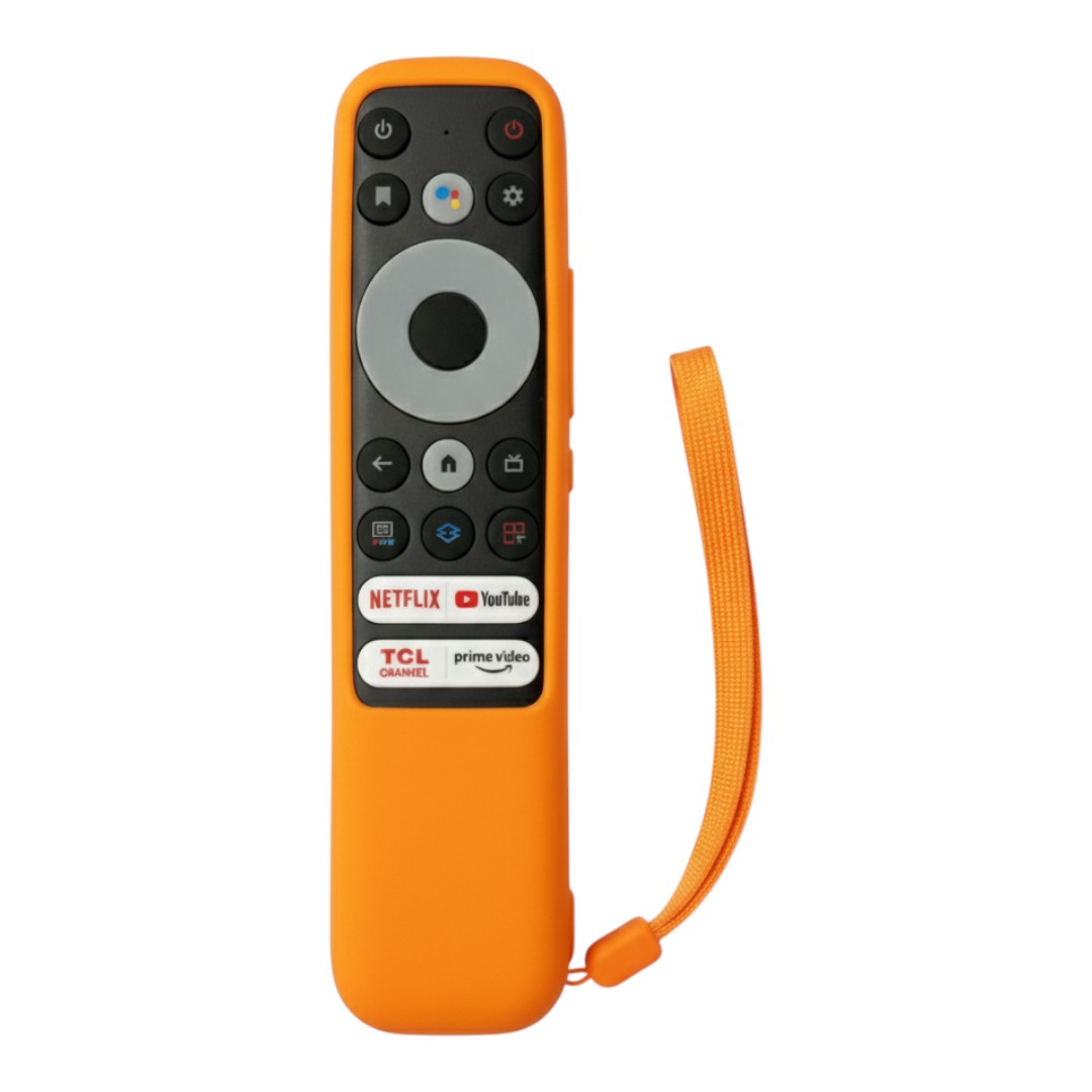 Funda de Silicona Para Control Tcl  Series 5 QLED Naranja