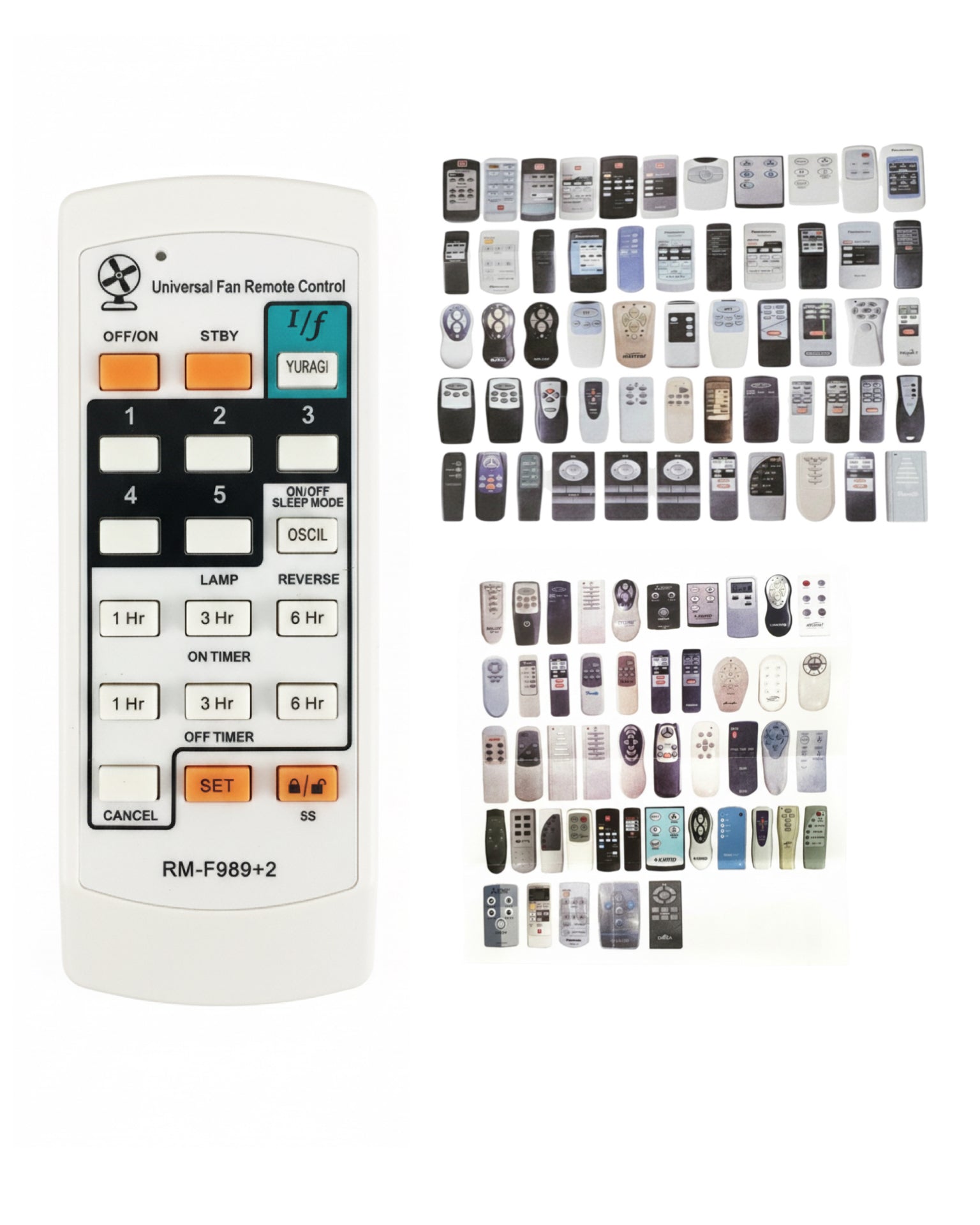 Control Universal Compatible con Ventilador 100 Marcas