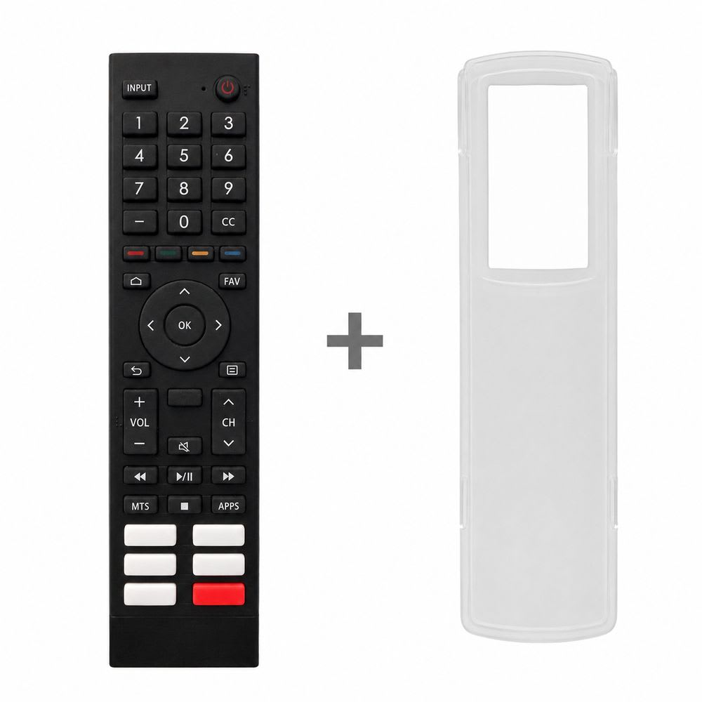 Control Compatible con Hisense A6H A65H ERF3N90H mas Funda