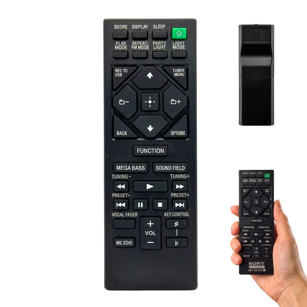 Control Compatible con Sony AUDIO BOCINA MHC-V71 RMT-AM330U